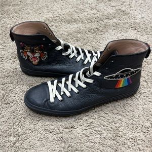 Gucci hi tops angry cat & ufo